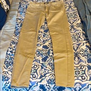 Tan Kenzie Knockout Skinny Mid-Rise Pants